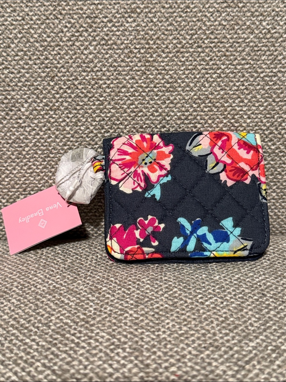Vera Bradley Pretty Posies campus double ID Holder NEW